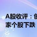 A股收评：创业板指收跌1.07%  两市超4000家个股下跌