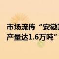 市场流传“安徽某金属材料有限公司，检修30天，再生铅减产量达1.6万吨”消息不属实