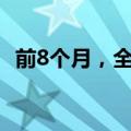 前8个月，全国省际贸易销售额占比超40%