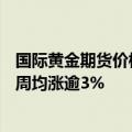 国际黄金期货价格续创新高 现货黄金、COMEX黄金期货本周均涨逾3%
