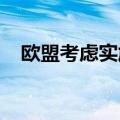 欧盟考虑实施新措施以延长对俄资产冻结
