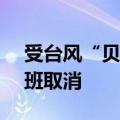 受台风“贝碧嘉”影响 上海机场616架次航班取消