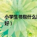 小学生书包什么牌子好品牌十大排名（小学生书包什么牌子好）