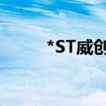 *ST威创：收到股票终止上市决定