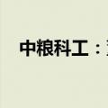 中粮科工：董事长及监事因工作调整辞任