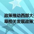 政策推动西部大开发形成新格局！已有西部省份开始研究起草相关发展政策文件