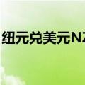 纽元兑美元NZD/USD日内涨幅扩大至0.50%
