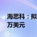 海思科：拟设立两家全资子公司注册资本10万美元