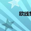欧线集运主连涨幅扩大至3%