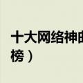 十大网络神曲排行榜最新（十大网络神曲排行榜）