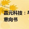 嘉元科技：与梅州市梅县区人民政府解除投资意向书