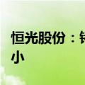 恒光股份：锗金属涨价对公司的整体业绩影响小
