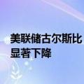 美联储古尔斯比：未来一年可能需要更多的降息，利率需要显著下降
