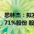 思林杰：拟发行股份及支付现金购买科凯电子71%股份 股票复牌