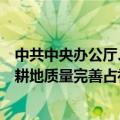 中共中央办公厅、国务院办公厅发布关于加强耕地保护提升耕地质量完善占补平衡的意见