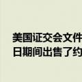 美国证交会文件显示，伯克希尔哈撒韦在9月20日至9月24日期间出售了约2100万股美国银行普通股
