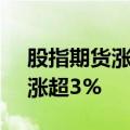 股指期货涨幅扩大，上证50股指期货（IH）涨超3%