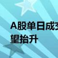 A股单日成交额创近5个月新高，市场中枢有望抬升