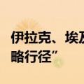 伊拉克、埃及、约旦三国外长谴责以对黎“侵略行径”