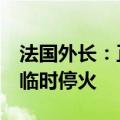 法国外长：正推动以色列-真主党为期21天的临时停火