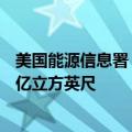 美国能源信息署（EIA）：美国上周EIA天然气库存增加470亿立方英尺