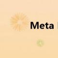 Meta Platforms股价创下新高