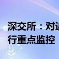 深交所：对近期股价涨跌异常的“银之杰”进行重点监控