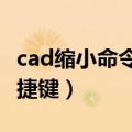 cad缩小命令快捷键是什么?（cad缩小命令快捷键）
