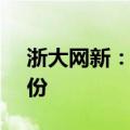 浙大网新：网新集团拟减持不超过0.92%股份