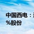 中国西电：通用电气新加坡公司拟减持不超3%股份