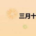 三月十一日新闻（三月十一日）