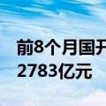 前8个月国开行发放新型城镇化基础设施贷款2783亿元