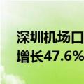 深圳机场口岸通关量突破400万人次 较去年增长47.6%
