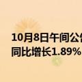 10月8日午间公告一览：长安汽车前9月总销量190.5万辆，同比增长1.89%