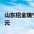 山东招金瑞宁矿业有限公司成立 注册资本9亿元