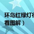 环岛红绿灯行驶规则及图解（环岛红绿灯怎么看图解）