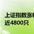 上证指数涨幅扩大至2% 沪深京三市上涨个股近4800只