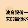 波音股价一度下跌3.3%，至2022年11月以来的最低水平